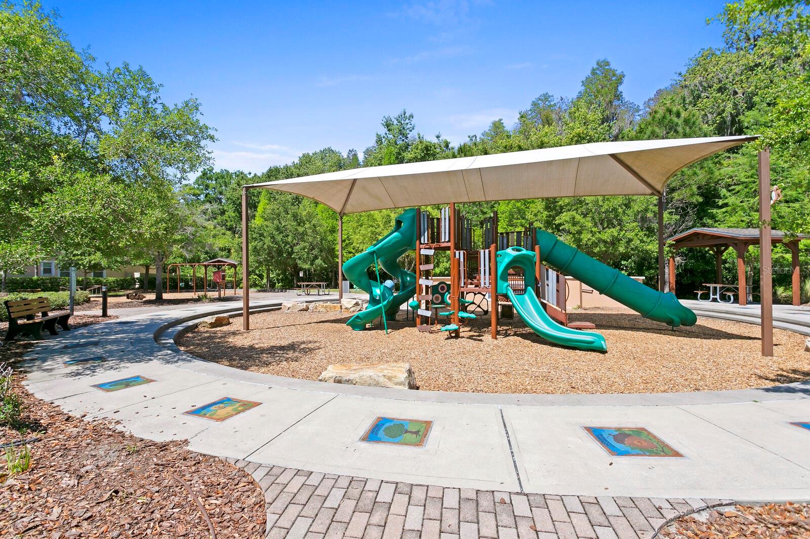 Playgrounds throughout the community