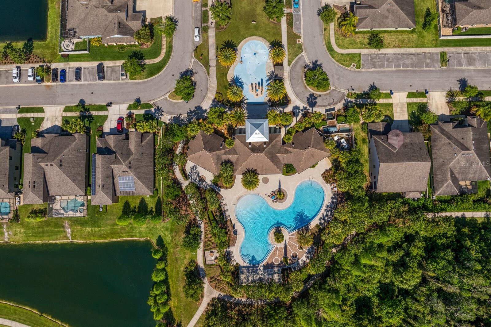 Pool, splash pad, and recreational park