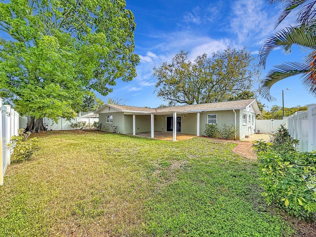 Totally Fenced backyard