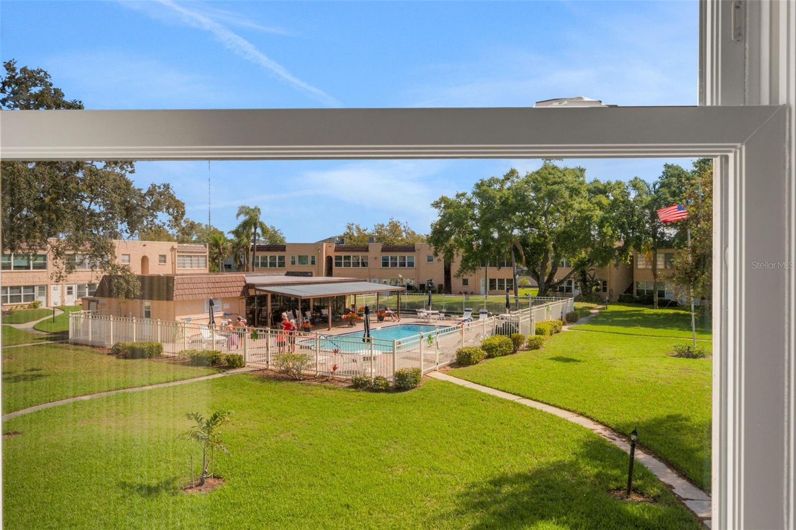 Pool and Clubhouse View From Florida Room