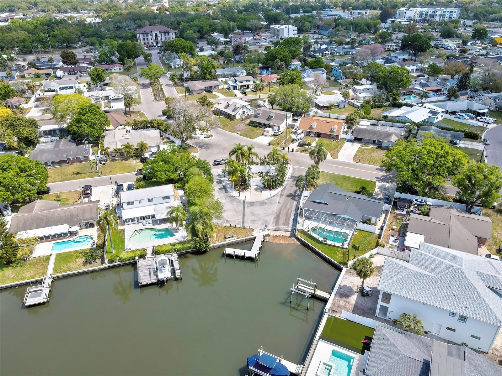 Deep Water Canal Access to Tampa Bay