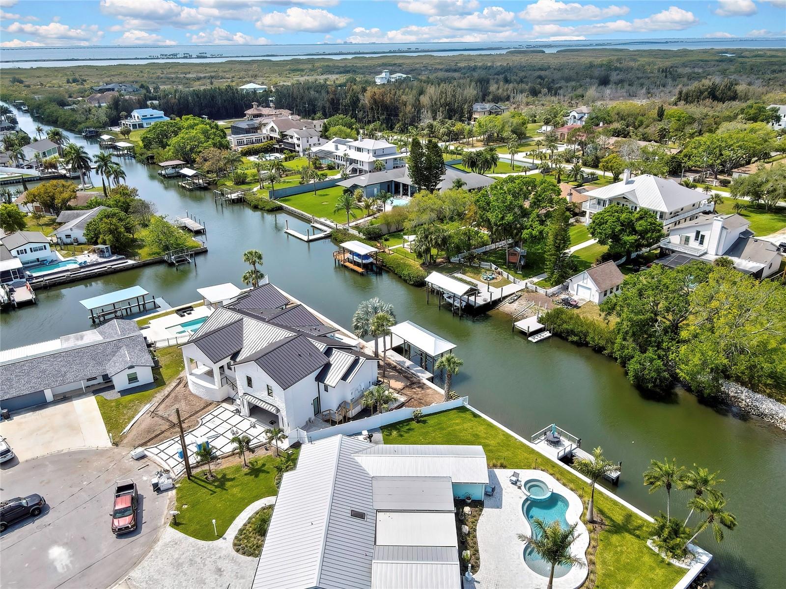 Deep Water Canal Access to Tampa Bay