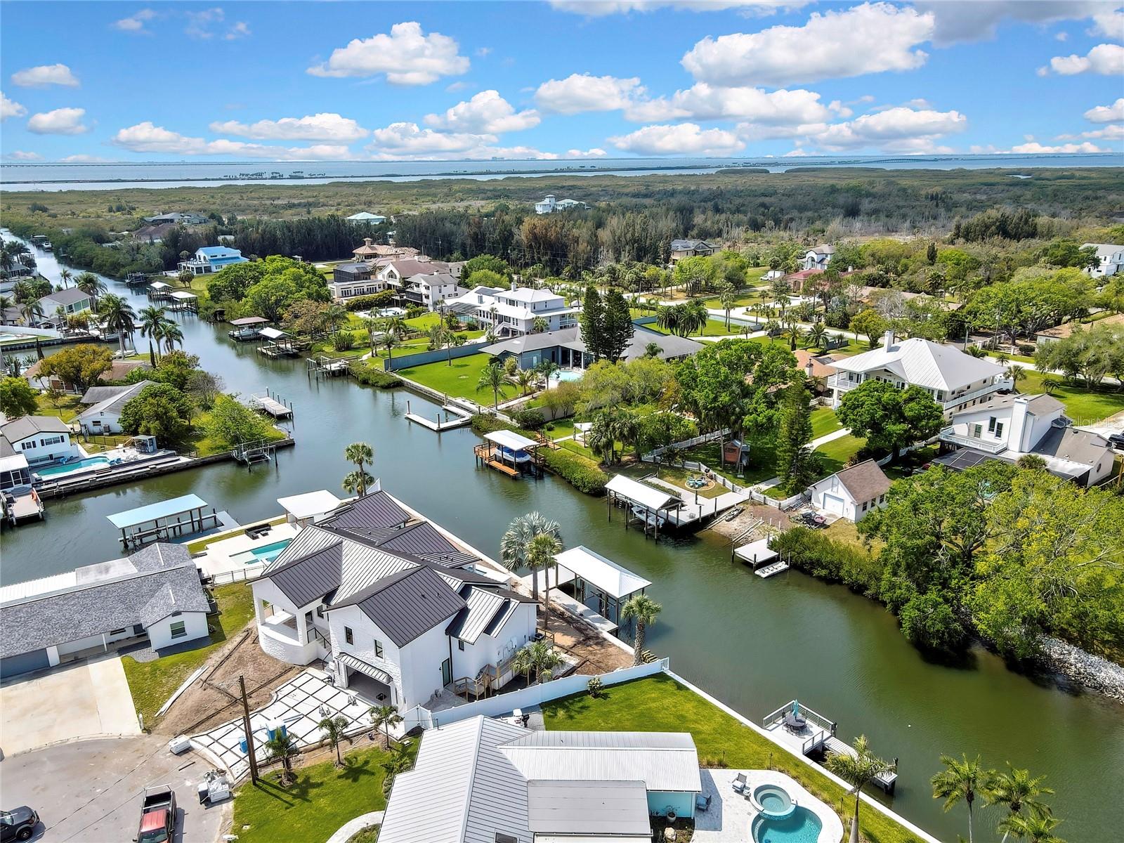 Deep Water Canal Access to Tampa Bay