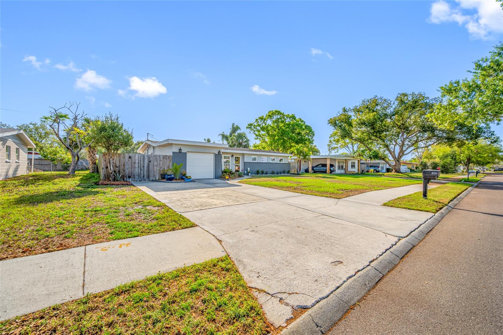 8335 Robin Rd, Seminole, FL 33777 - Front lawn, West Side