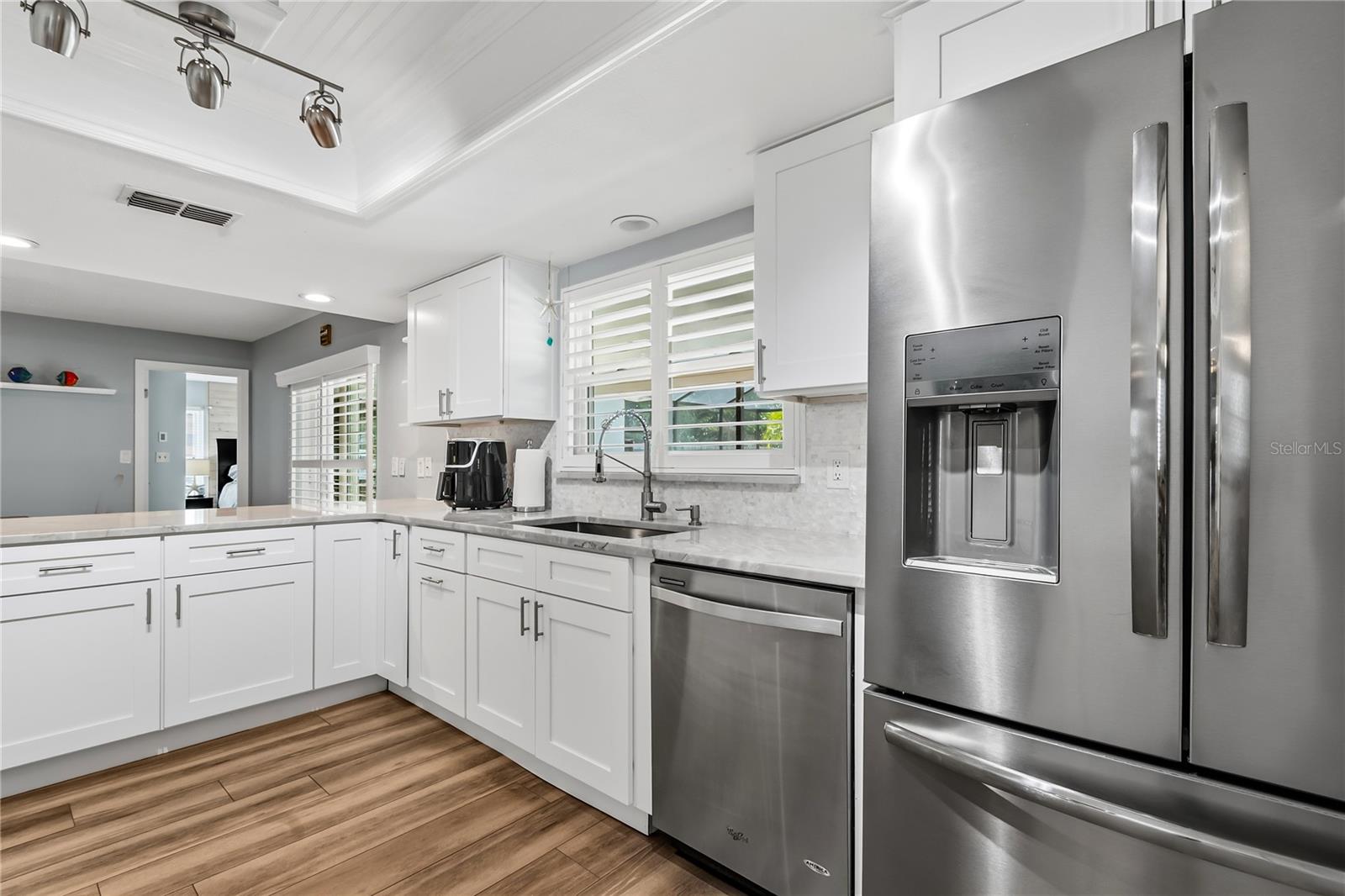 Kitchen w/ stainless steel appliances