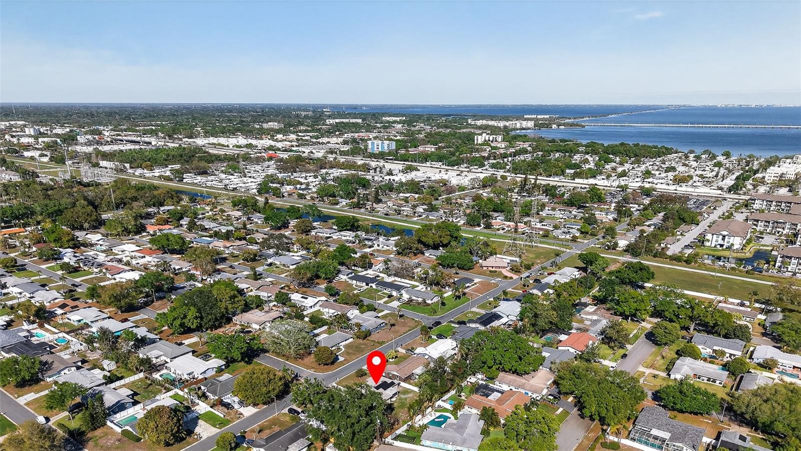 Aerial - Neighborhood view