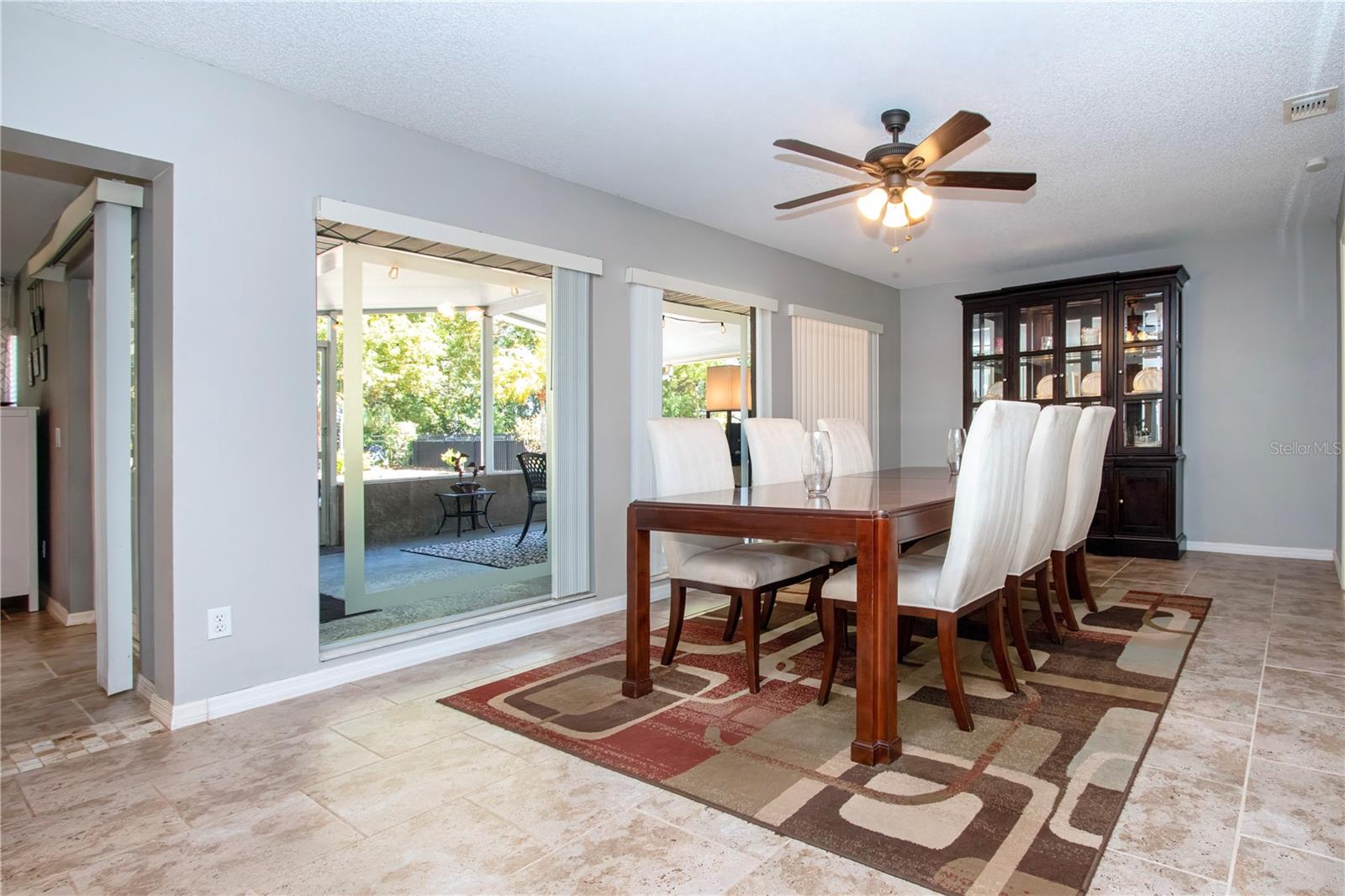 Dining Room- with lovely backyard views