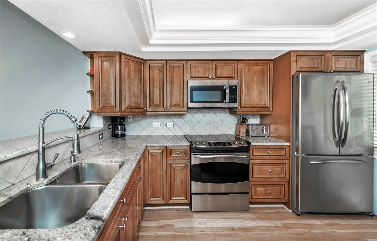 spacious chef's kitchen