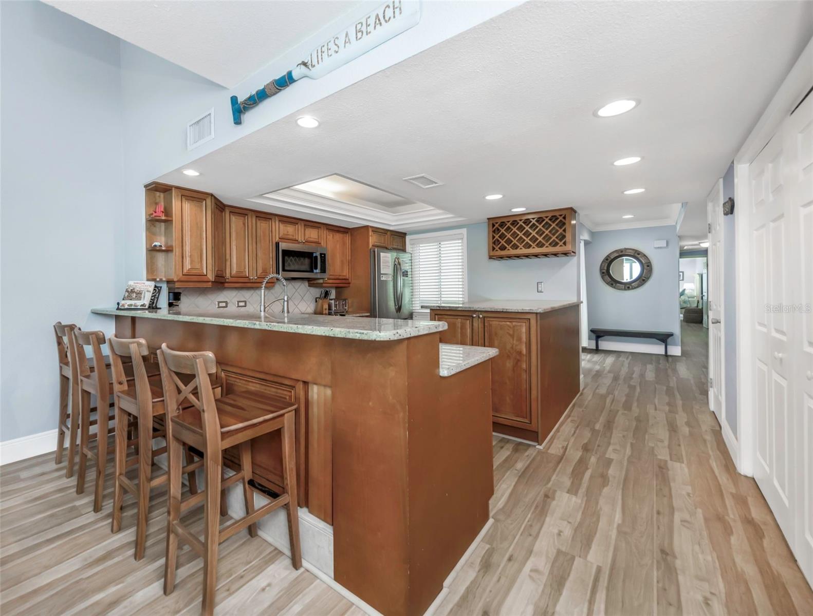 spacious chef's kitchen