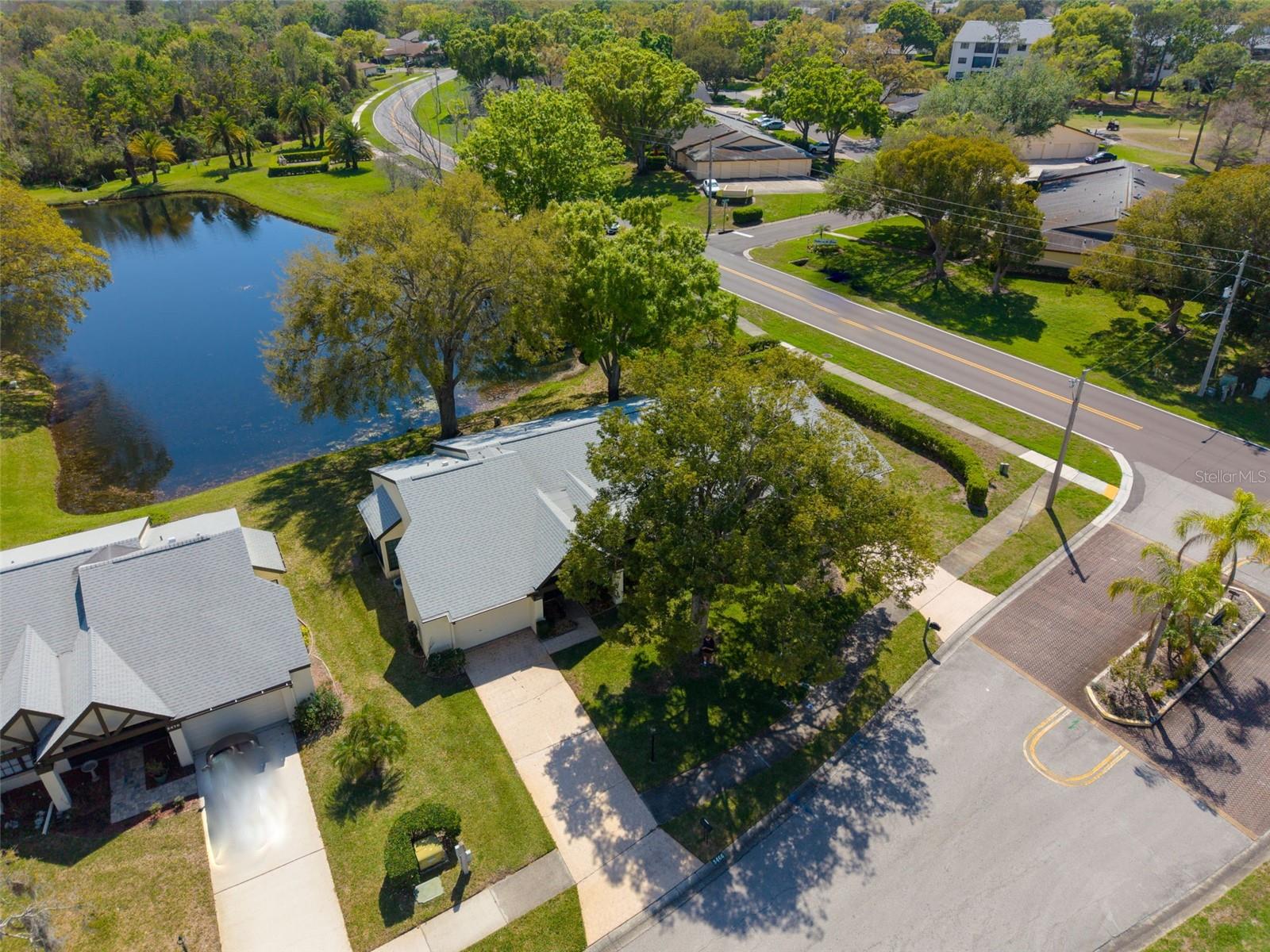 Aerial view - middle driveway could be home~