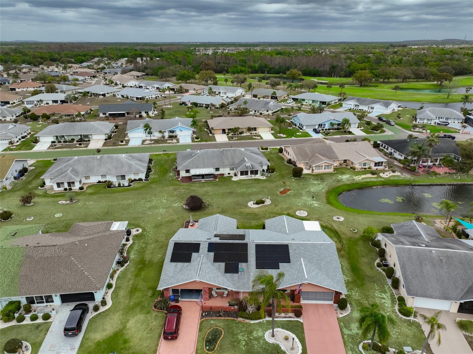 Aerial SCC, Solar Panels- Save on Your Electric Bills