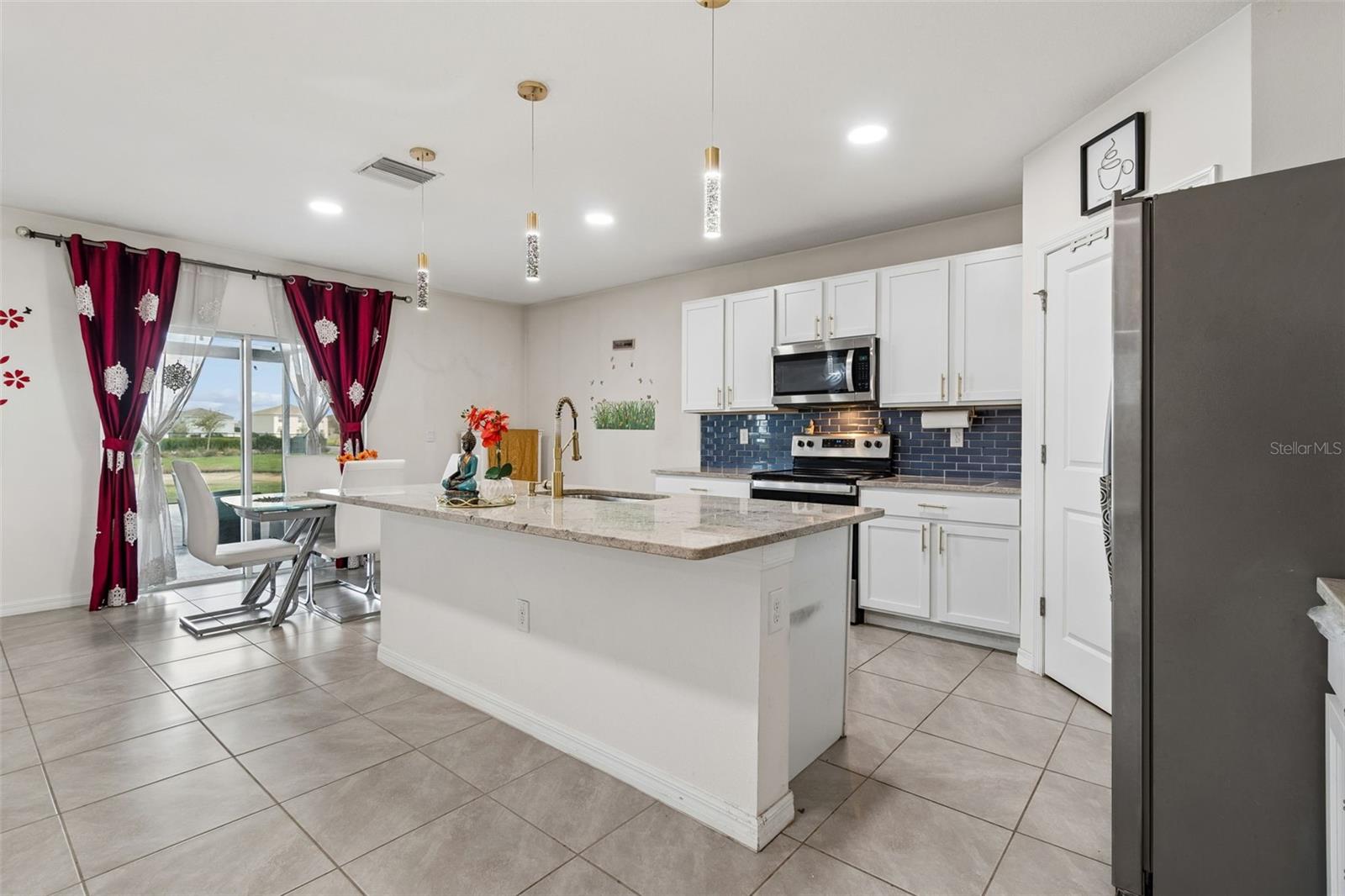 Kitchen and dining room