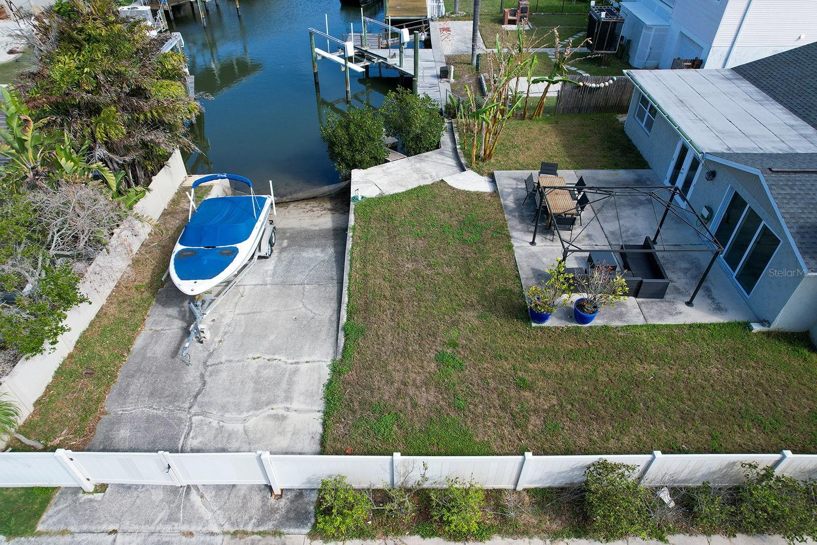 Private Boat Ramp Airial