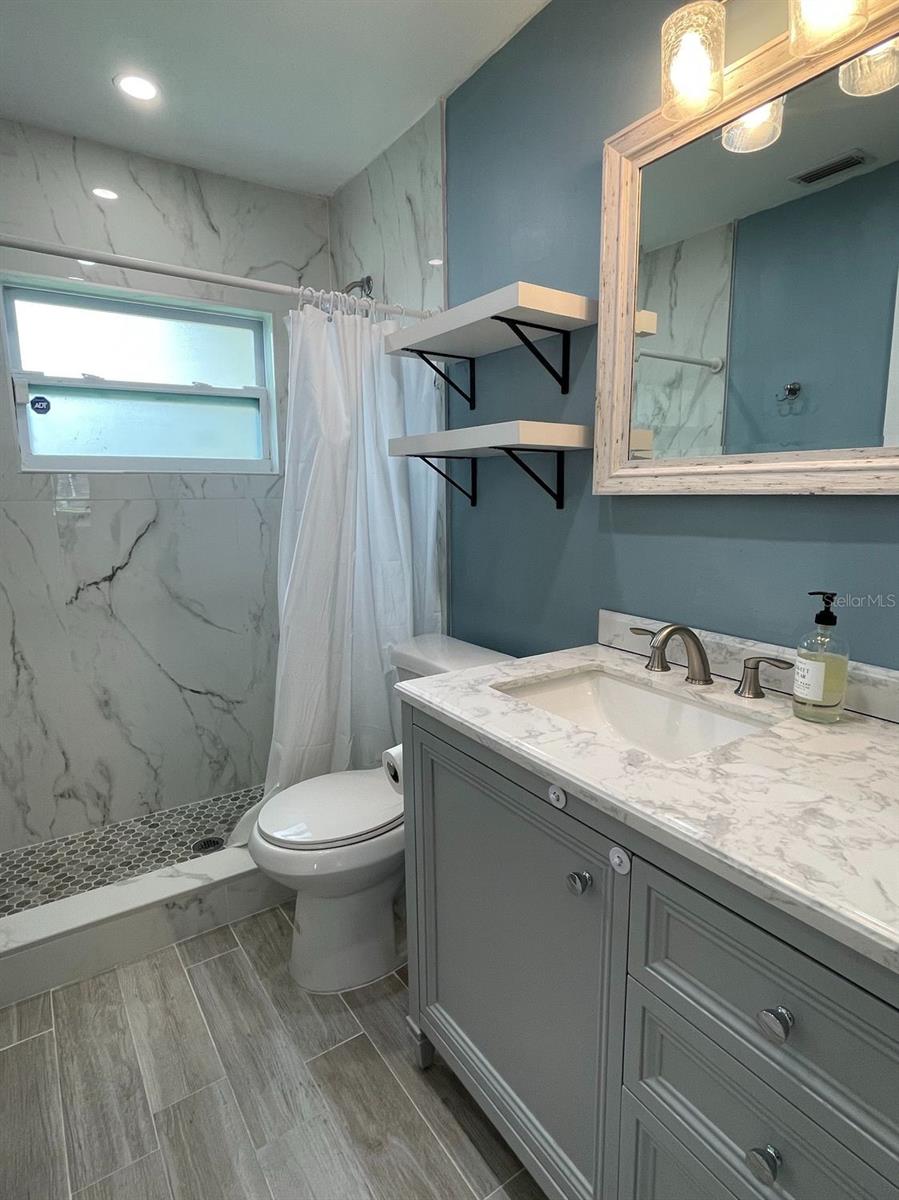 Remodeled bathroom