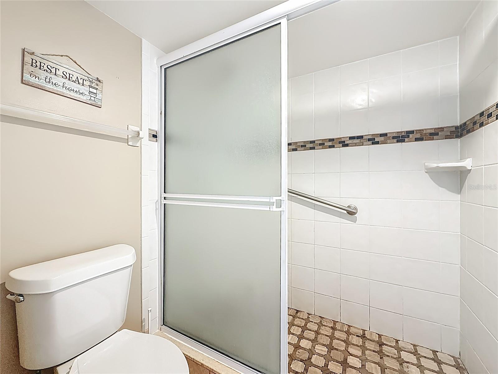 Walk-in Shower in Primary Bathroom!