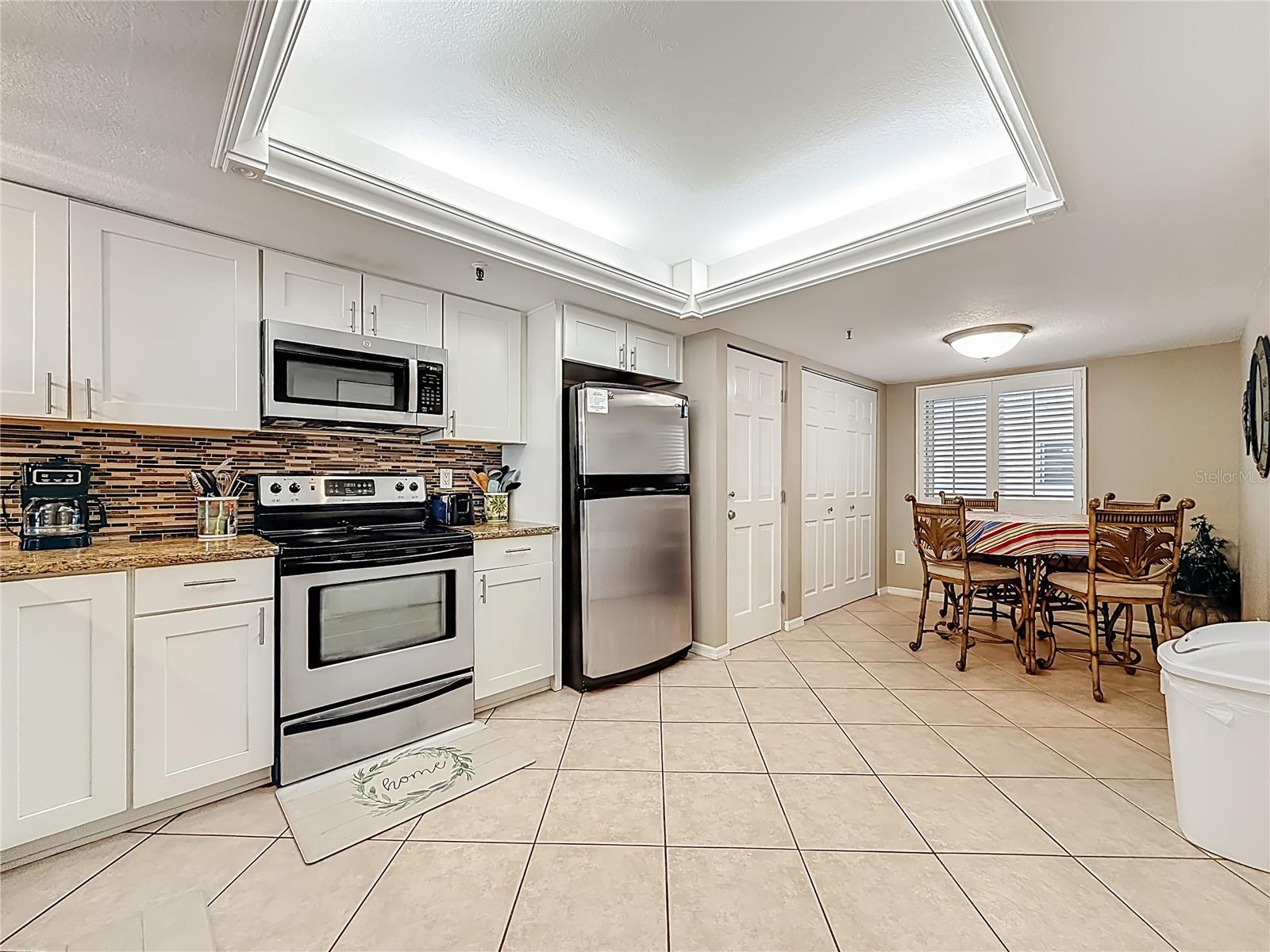 Plenty of cabinets and storage!