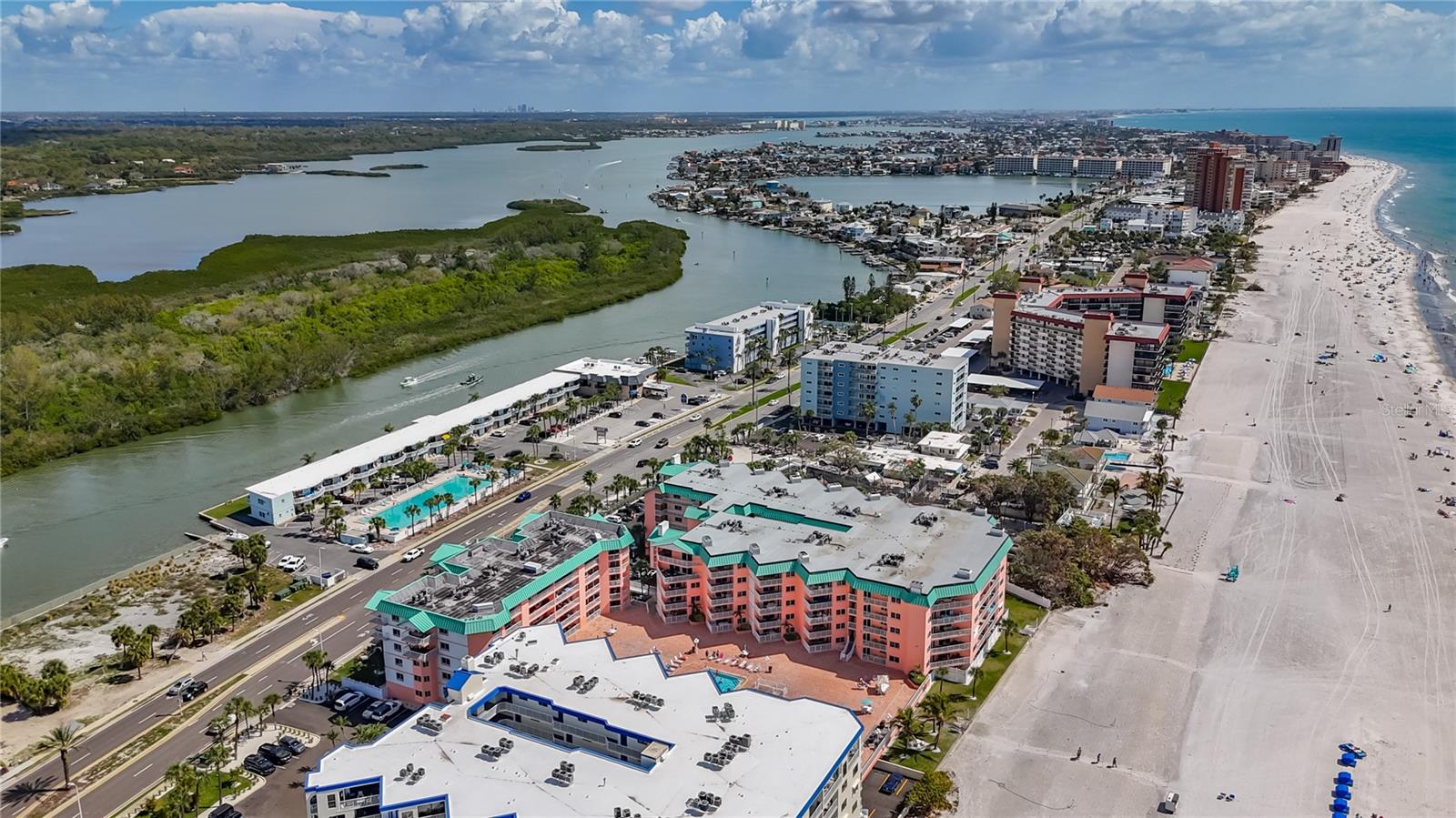 Aerial of Pinellas Southern Beaches!