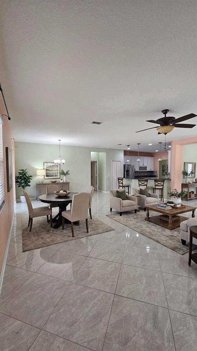 Kitchen/dining room /family room