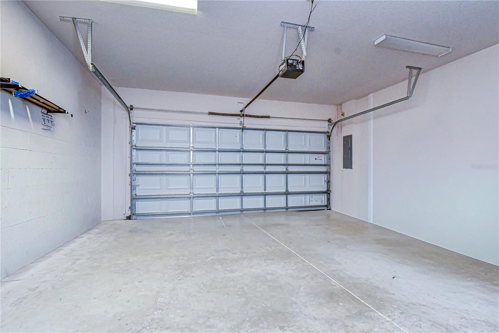 2 car attached garage