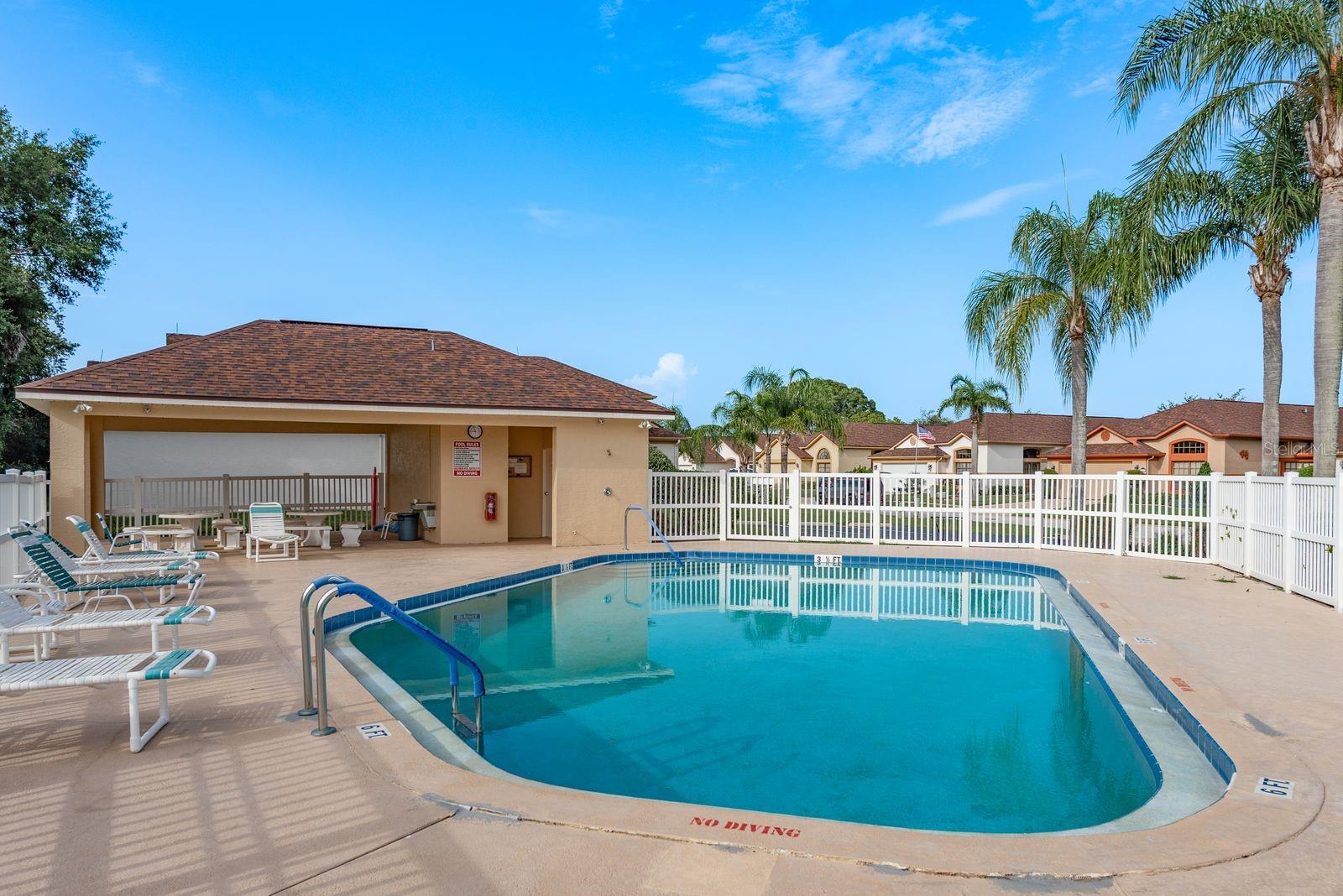 Community Pool Access Directly Across the Street