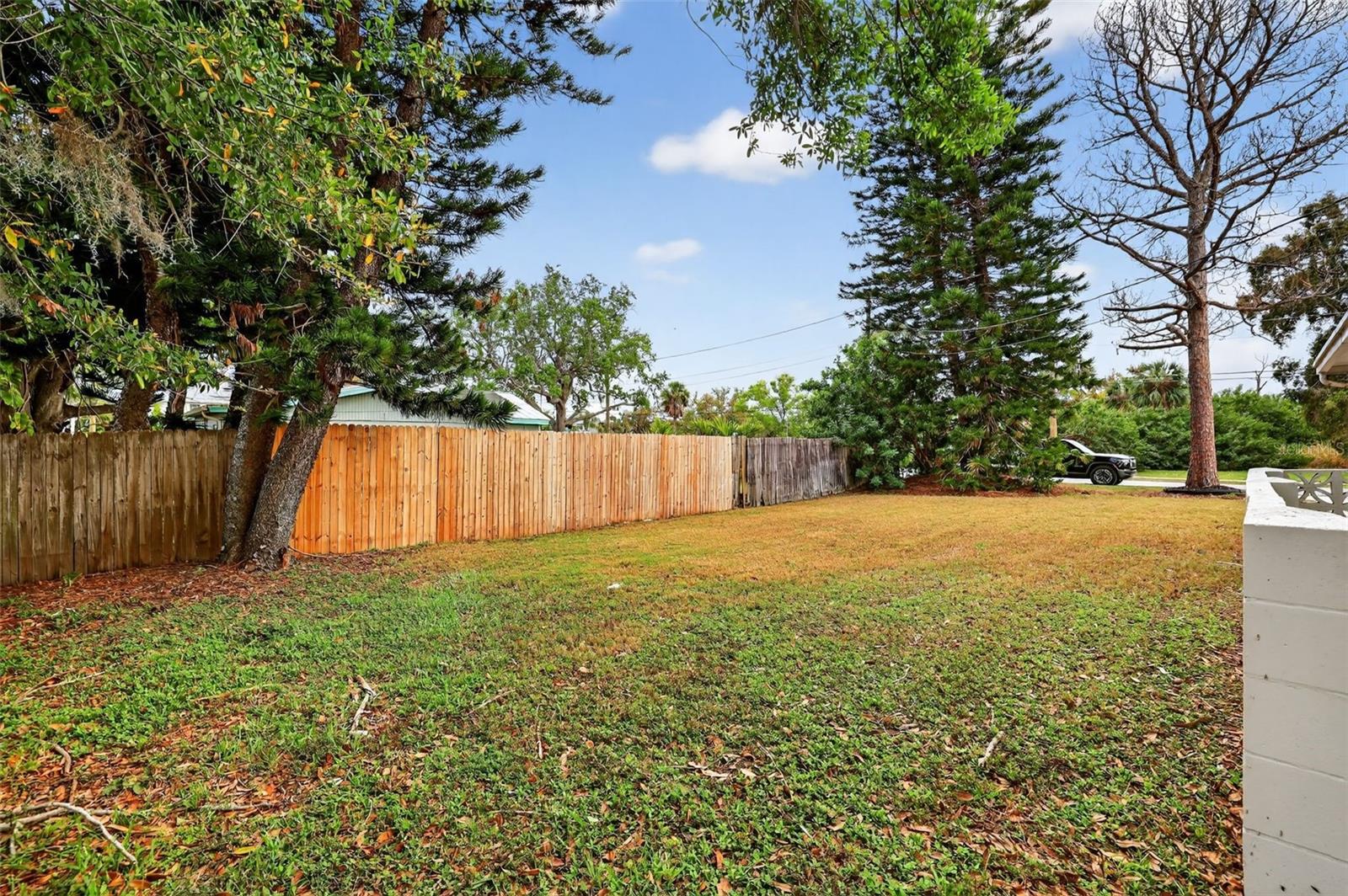 Large over .22 acre corner lot