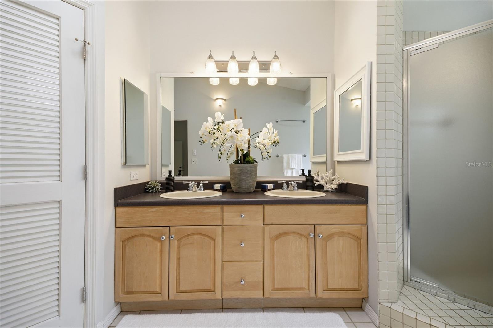 Double sink vanity