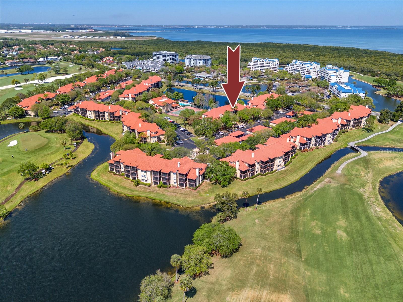 Birdseye view of Audubon Condominiums