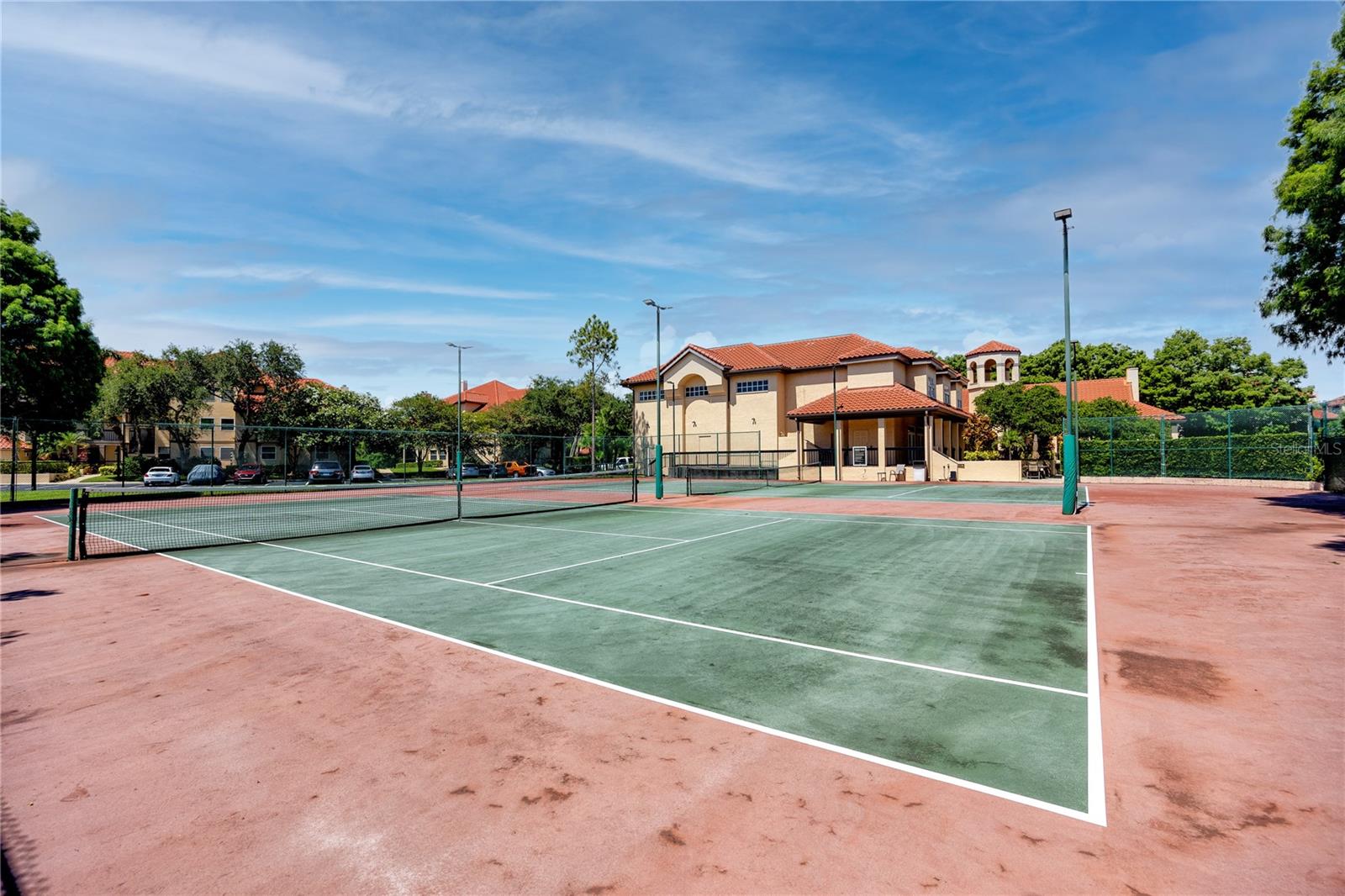 Tennis/picleball court.