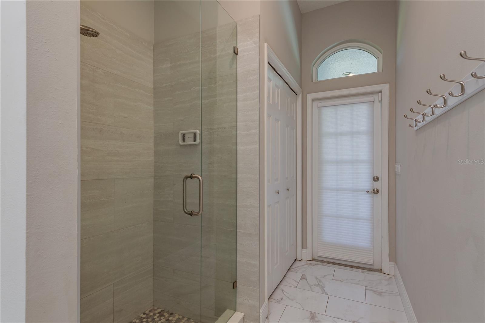 Downstairs Bathroom Shower area