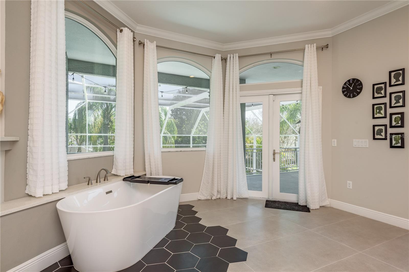 Primary Bath with Freestanding Soaking Tub!