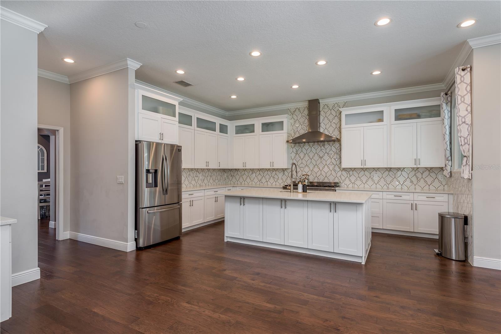 Kitchen with ample cabinetry