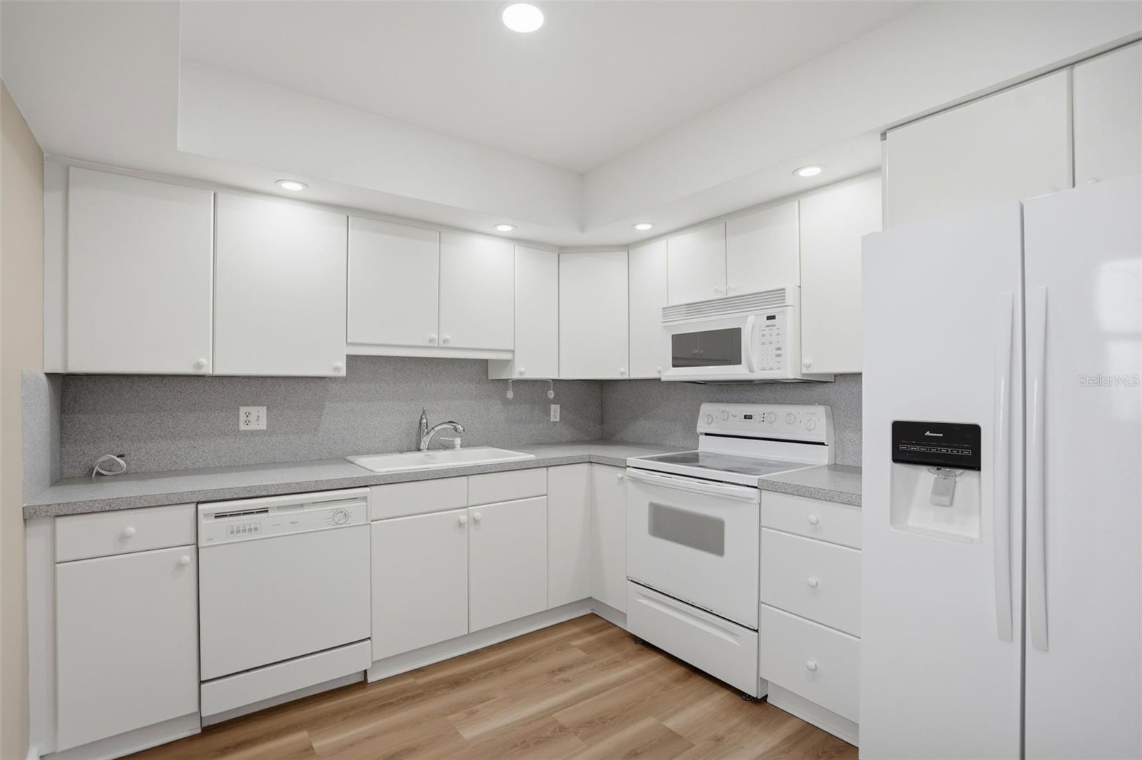 Light and bright kitchen.