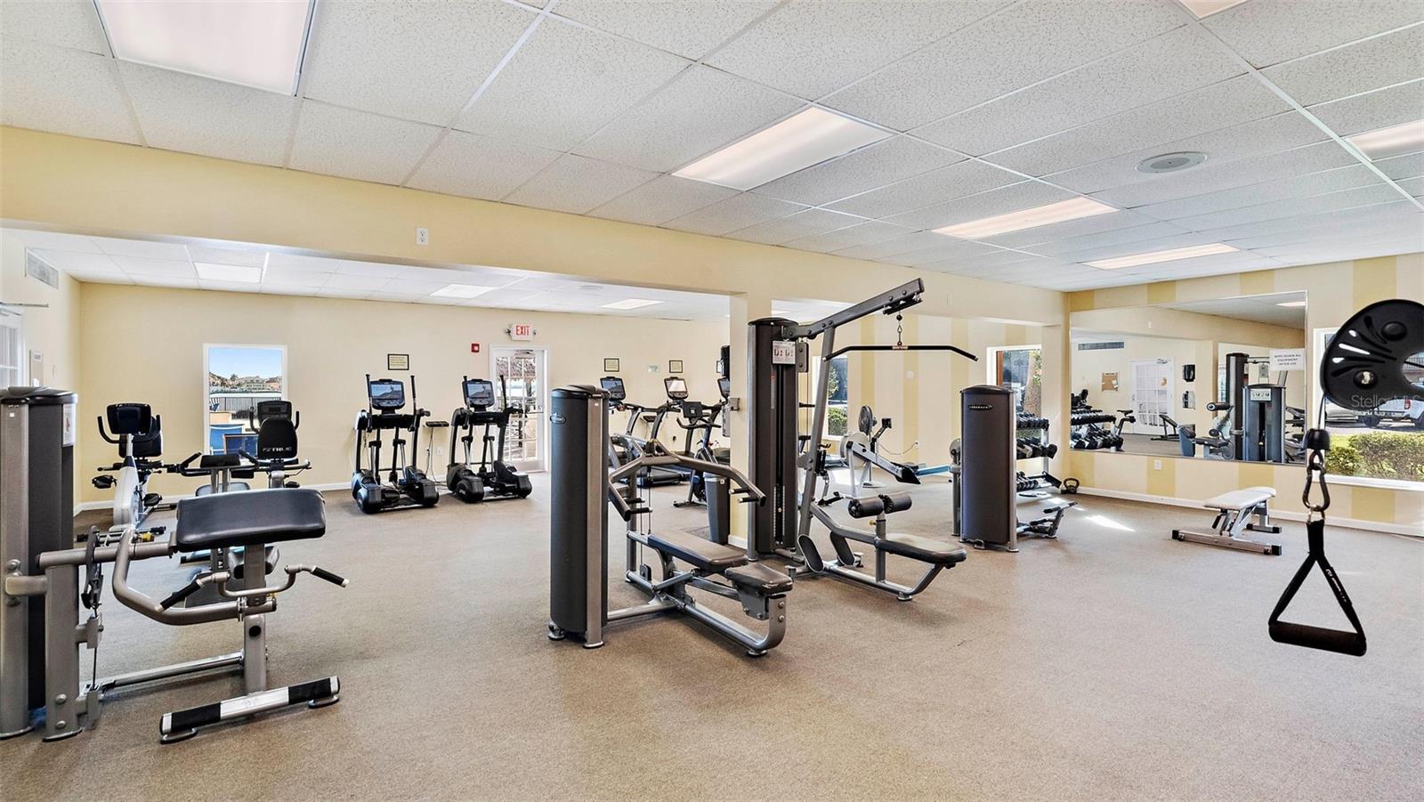 Clubhouse fitness center