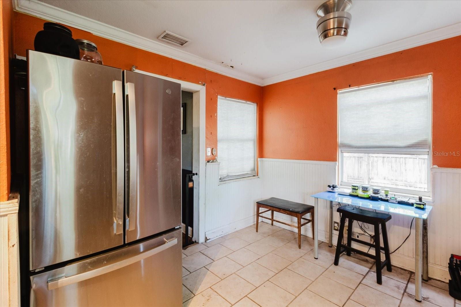 Kitchen Overlooking The Side Yard