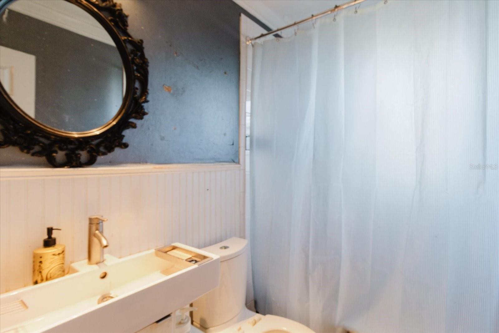 Bathroom With Tub Shower Combo
