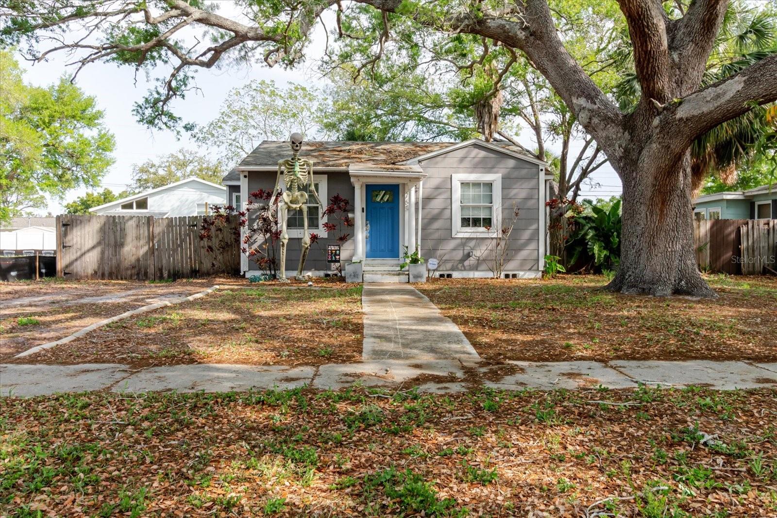 Front of House, Mature Trees, Quiet Street, Fenced In Yard