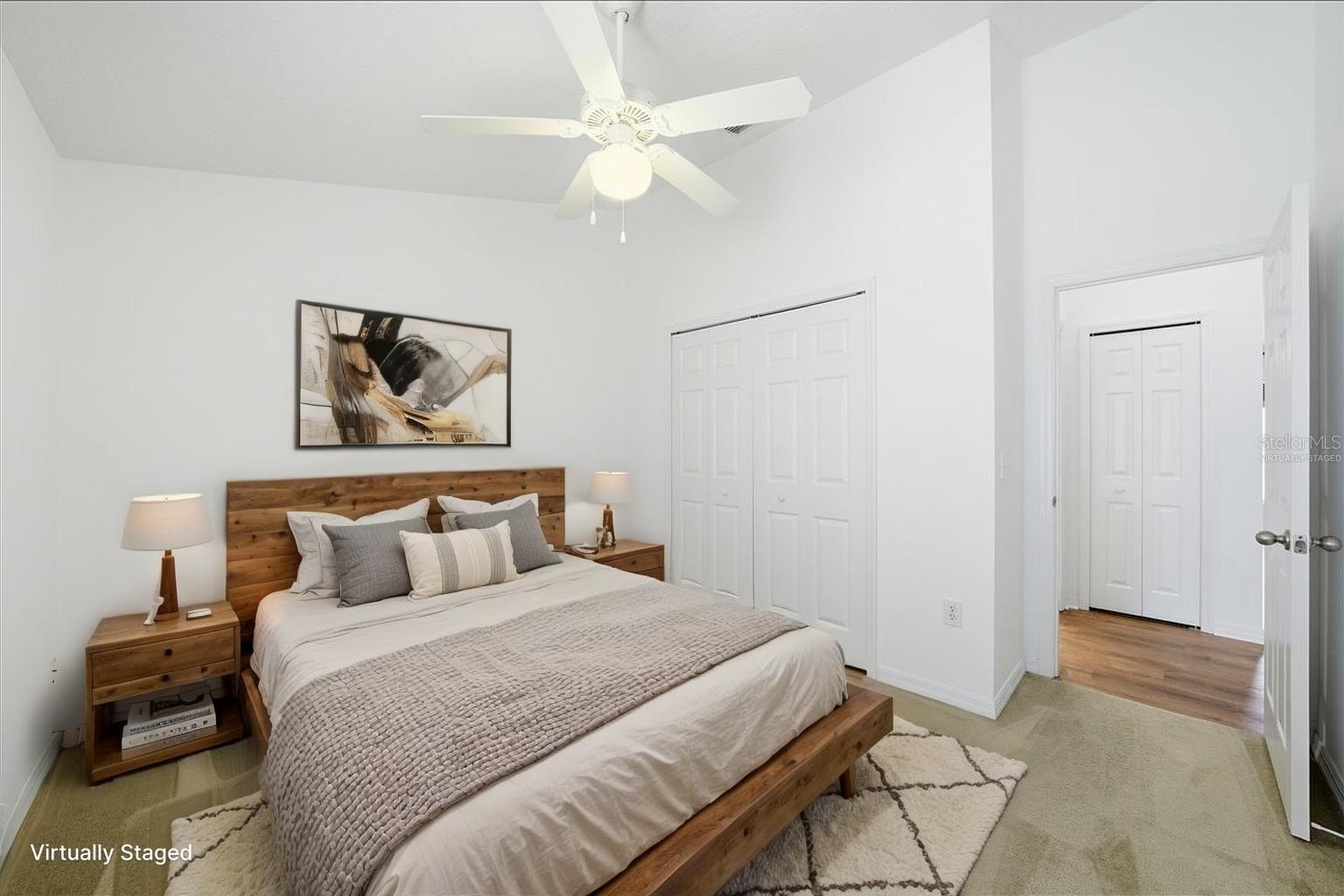 3rd bedroom - Virtually staged