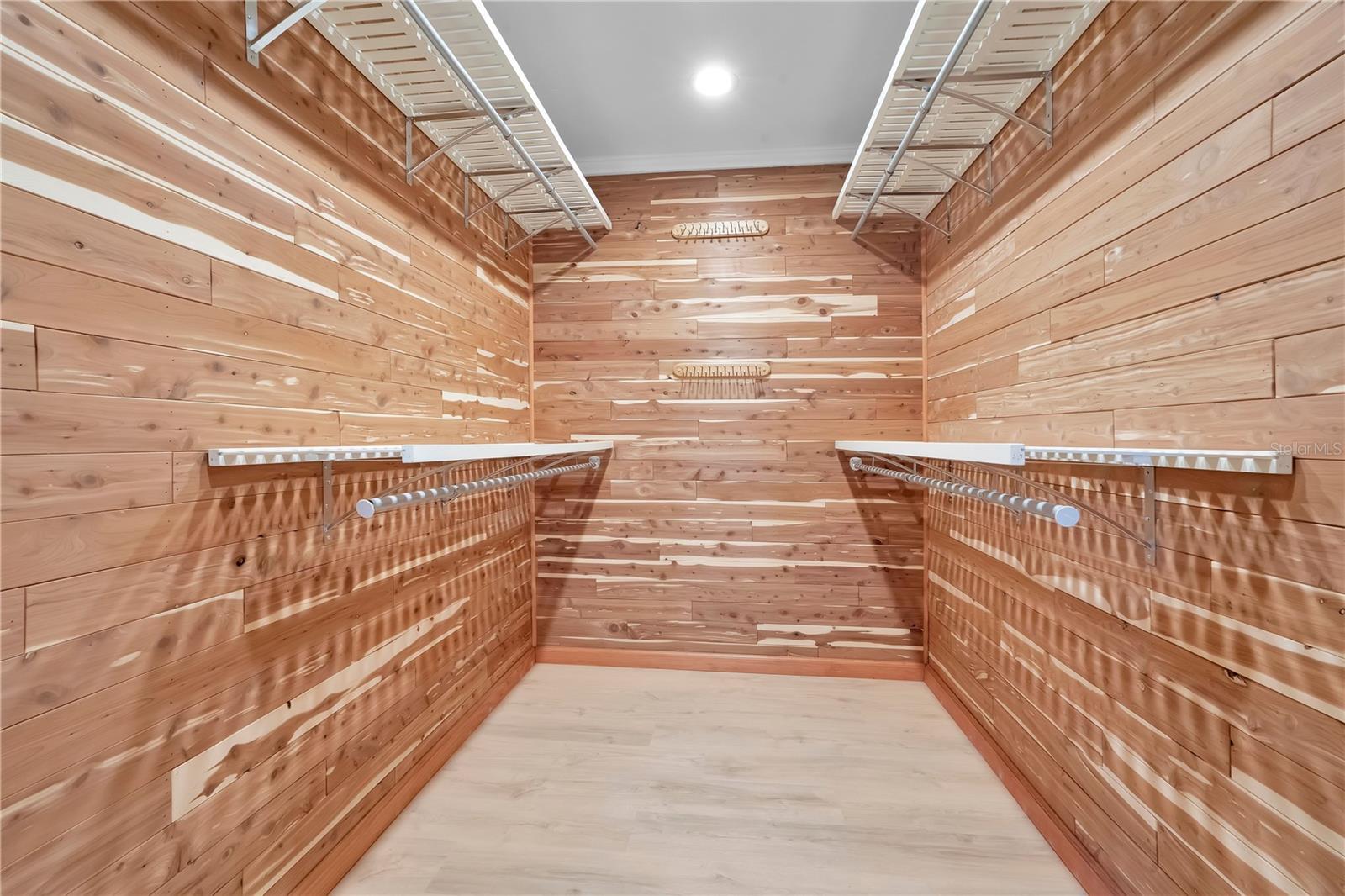 Cedar Closet in Primary Bedroom