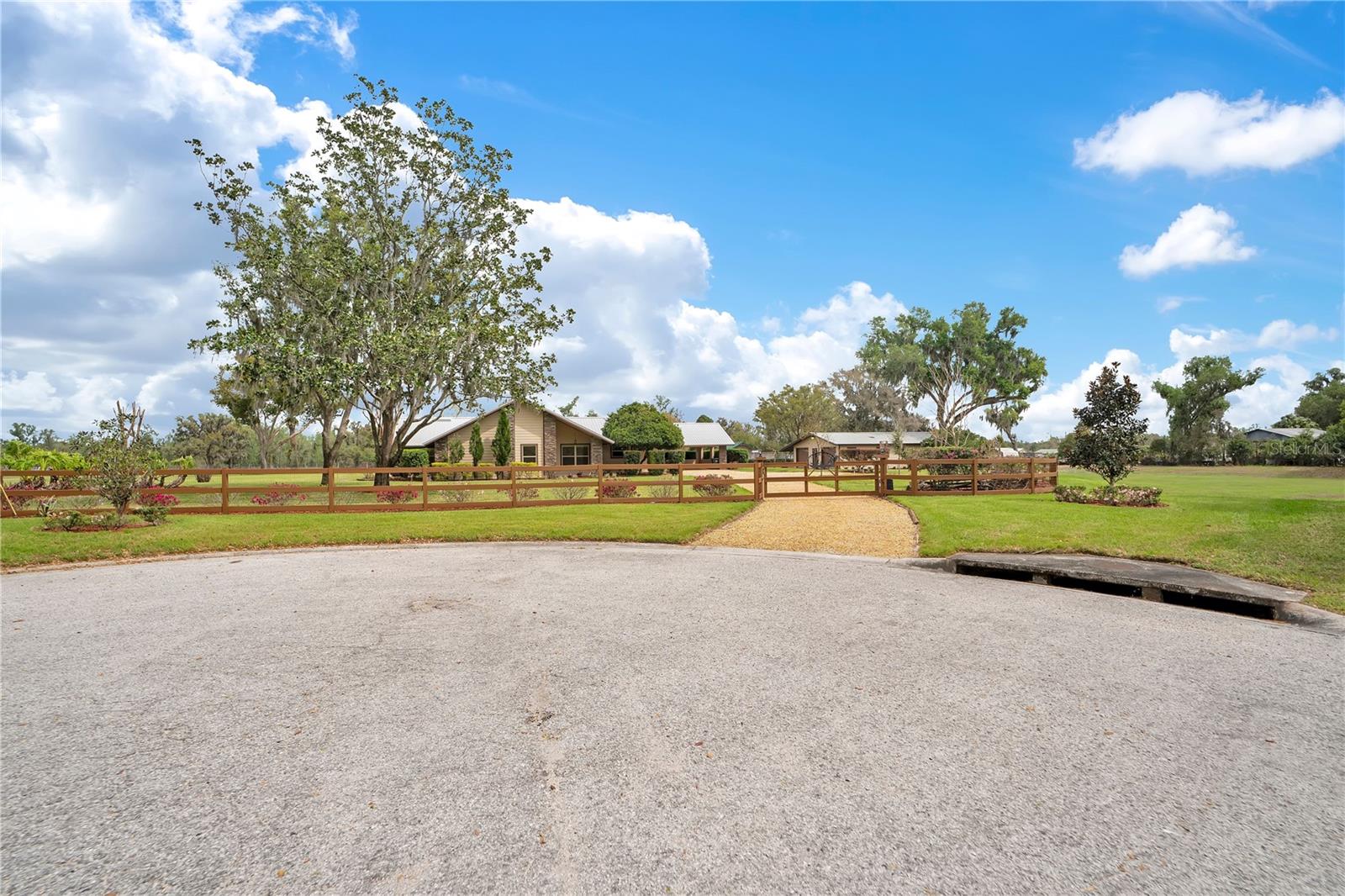 View from the cul-de-sac