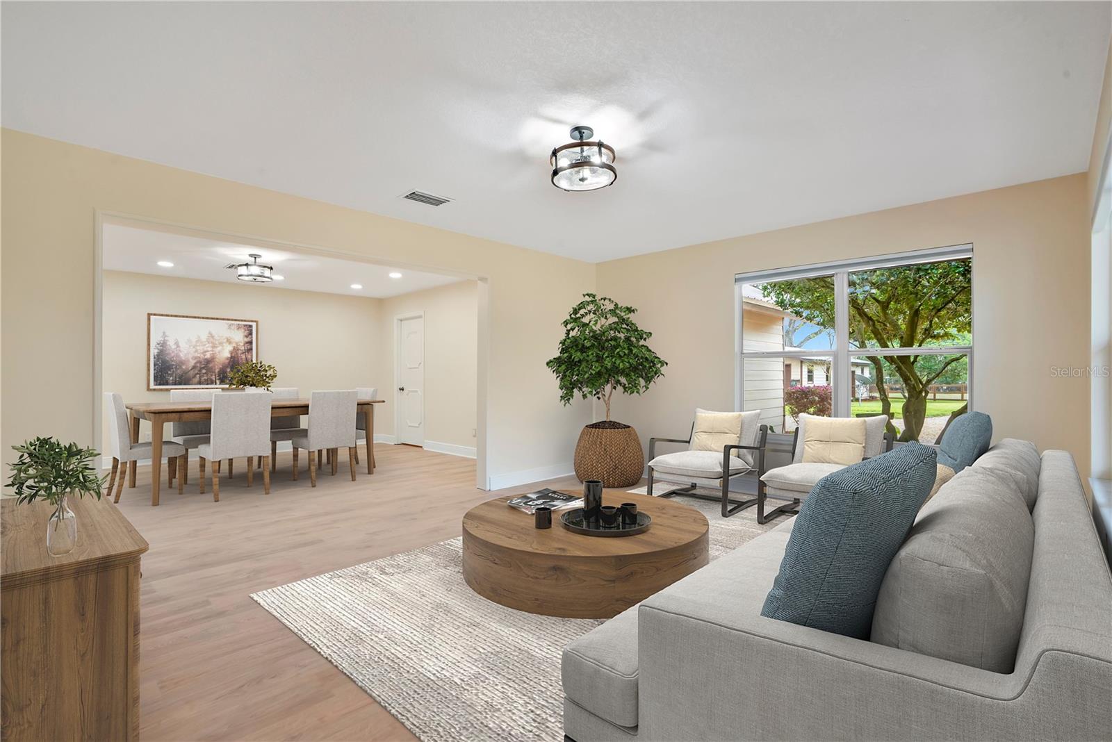 Formal Living Room and Dining Room