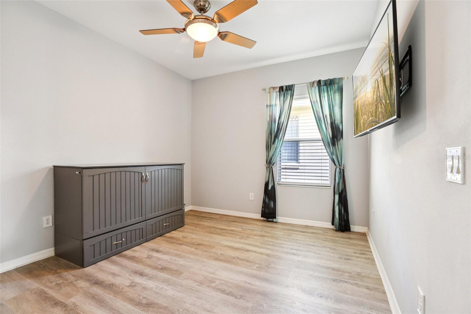Bedroom 2 at center of house