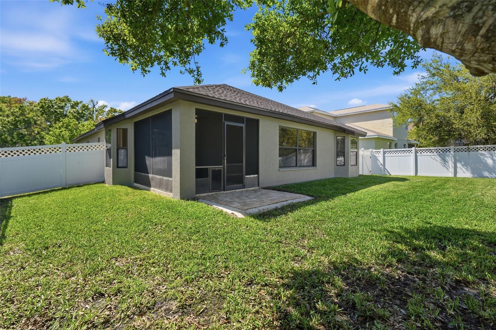 Fully Fenced in yard