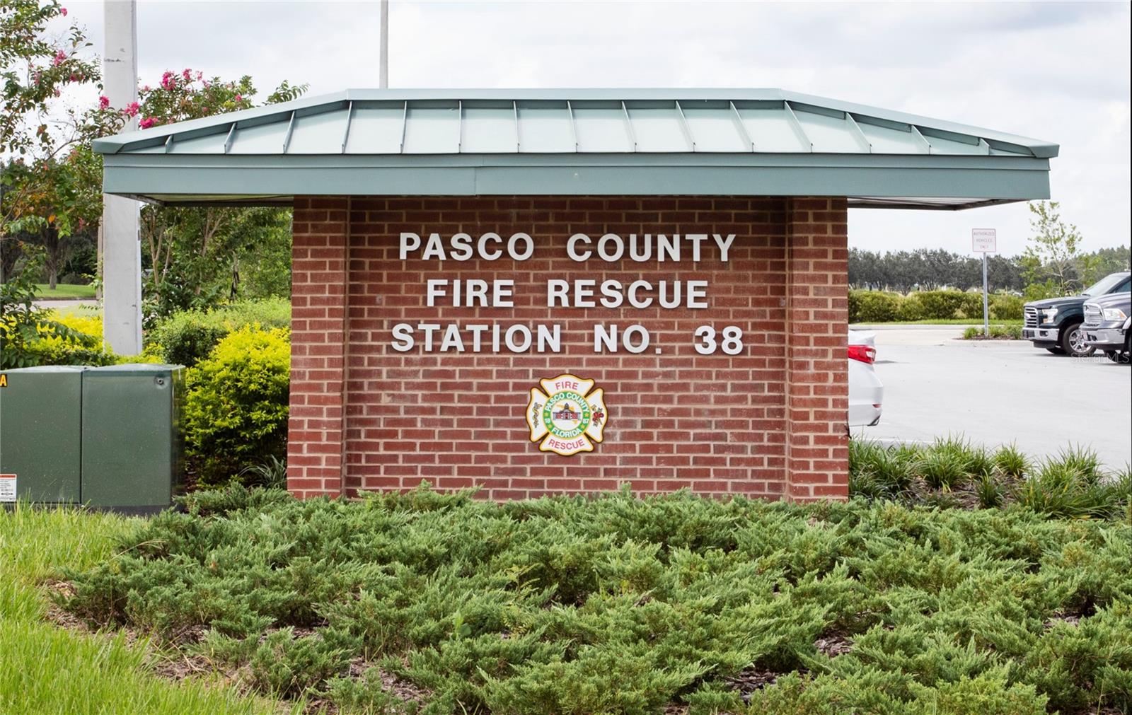 Fire station less than a mile away