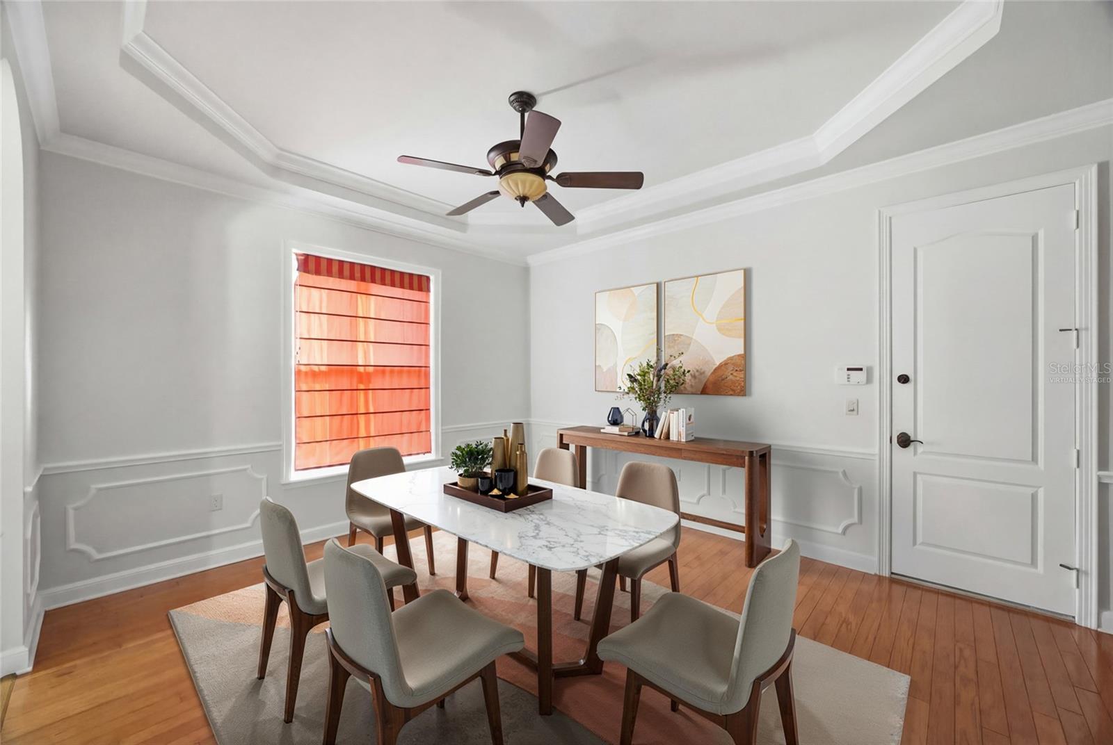 Virtually Staged Dining room