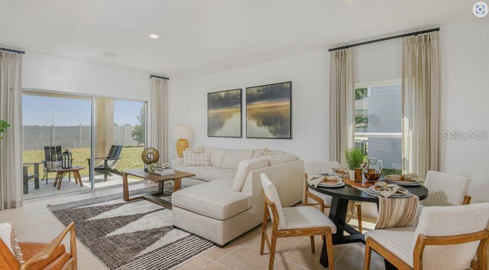 Family room (builder's photo)