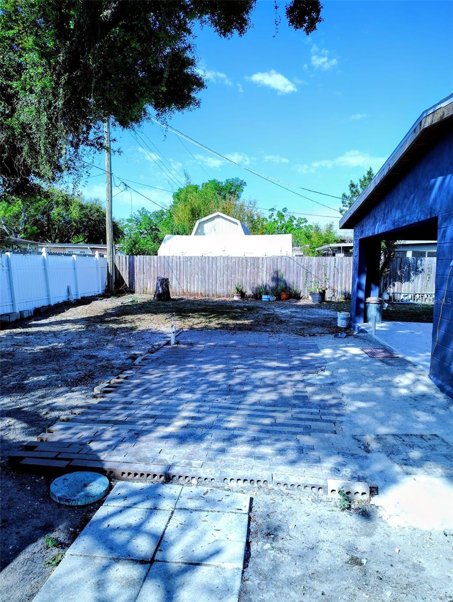 BACKYARD LEFT SIDE VIEW