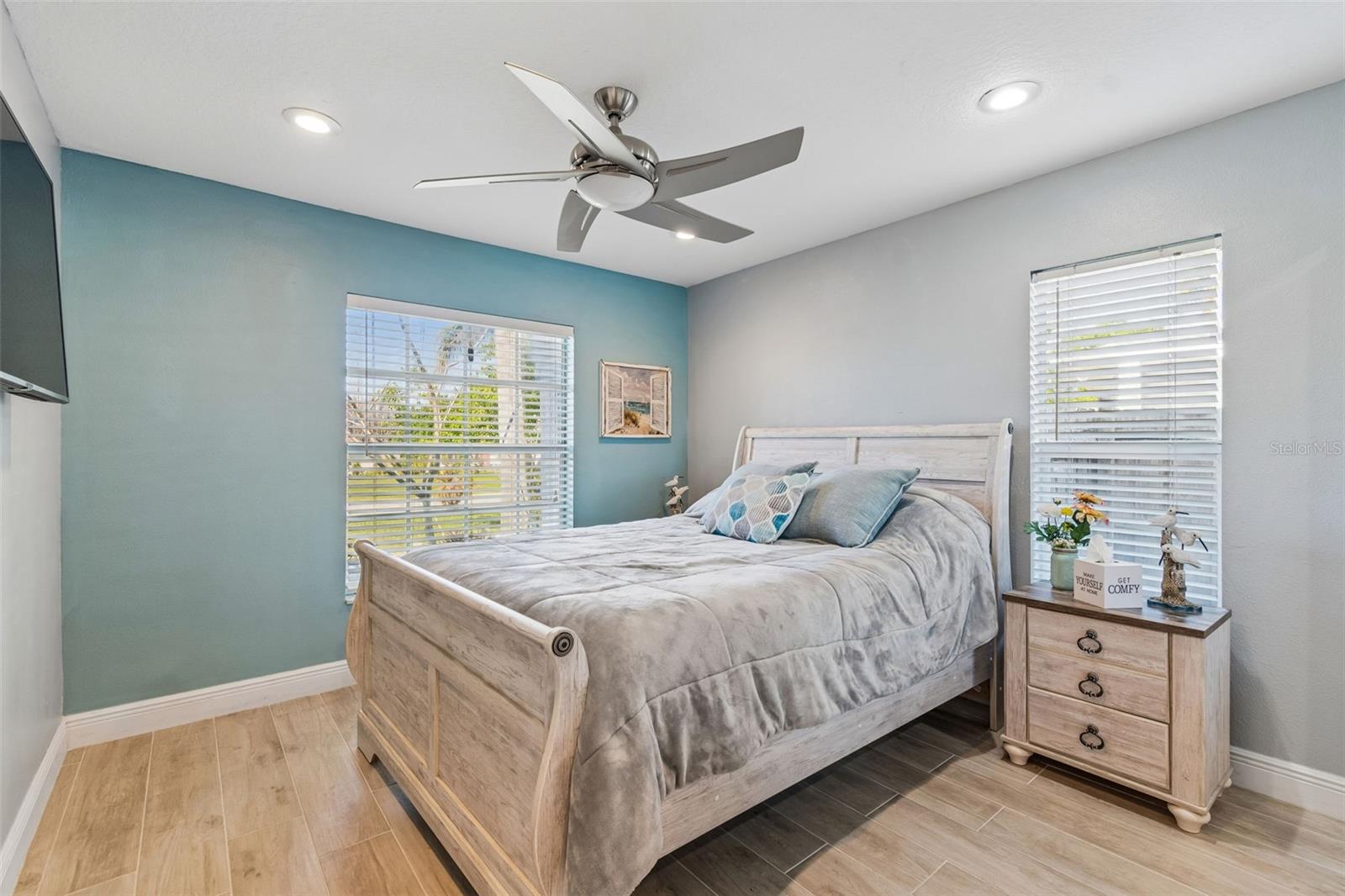Front bedroom with view of the water...