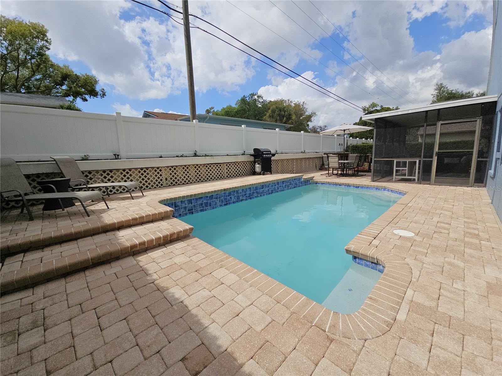 Pool & Paver Lanai Area