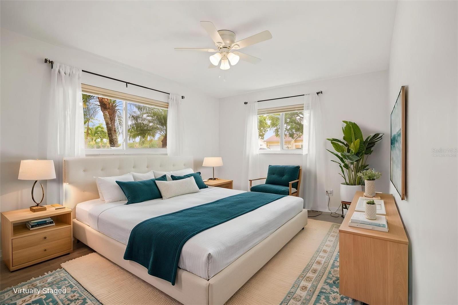 Virtually Staged - Primary Bedroom