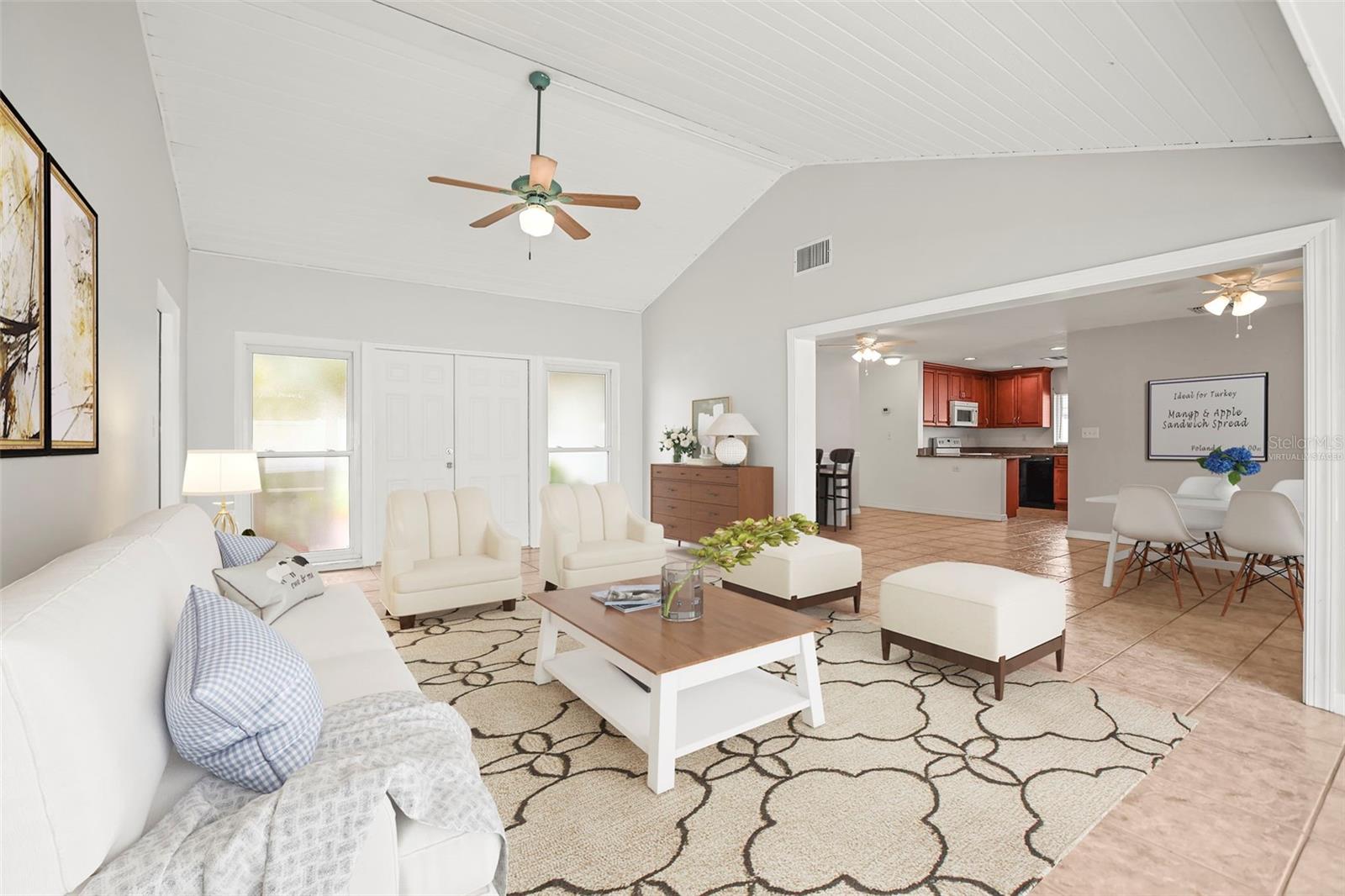 Virtually Staged - Family Room